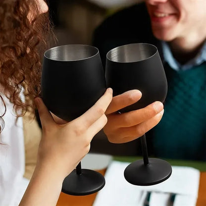 Stainless Steel Wine Glasses