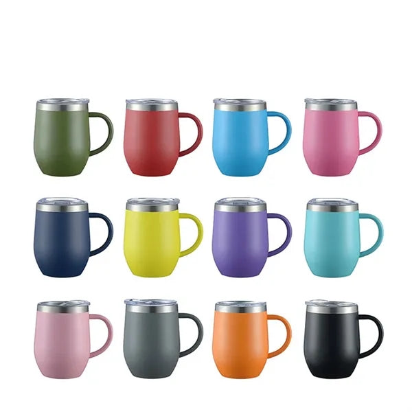 Stainless Steel 12 oz Tumbler with Handle