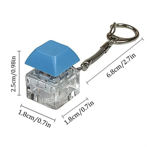 Keyboard Fidget Toys with Keychain