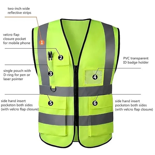Reflective Belt Safety Vest