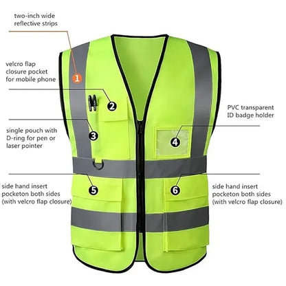 Reflective Belt Safety Vest
