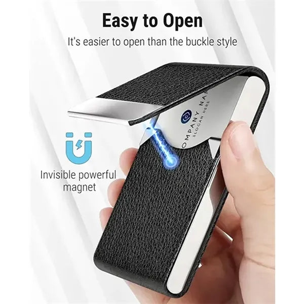 PU Leather Business Card Case Holder
