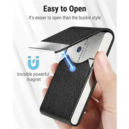 PU Leather Business Card Case Holder