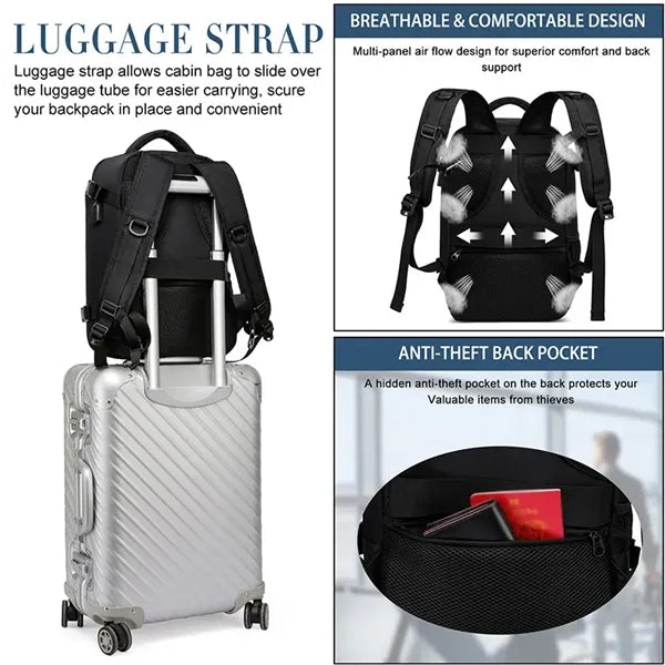 Multi-Functional Outdoor Travel Backpack with Laptop Compart