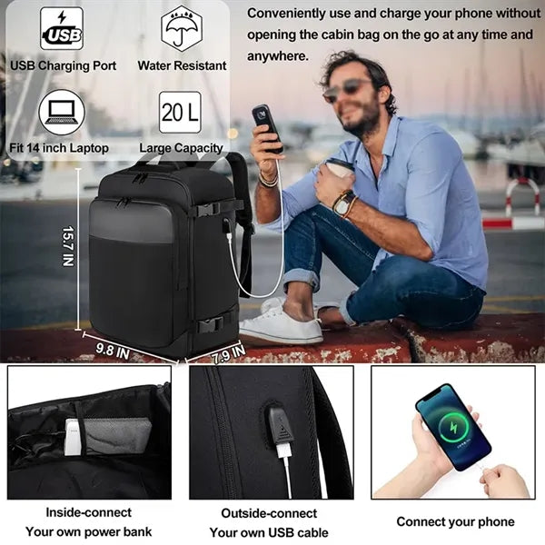 Multi-Functional Outdoor Travel Backpack with Laptop Compart