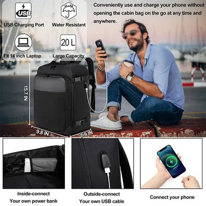 Multi-Functional Outdoor Travel Backpack with Laptop Compart