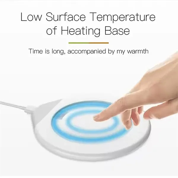 2 IN 1 Heating Mug Warmer Set with Wireless Charger
