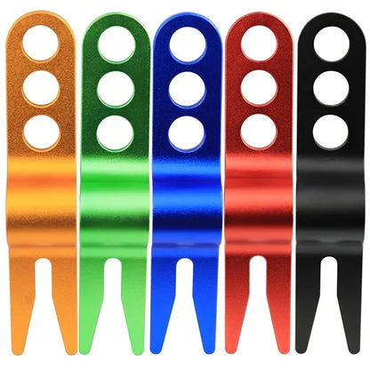 Golf Accessories Green Fork Anode Three-Hole Ball Lawn