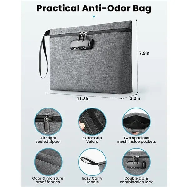 Smell Proof Bag with Combination Lock