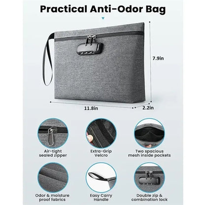 Smell Proof Bag with Combination Lock