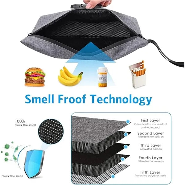 Smell Proof Bag with Combination Lock