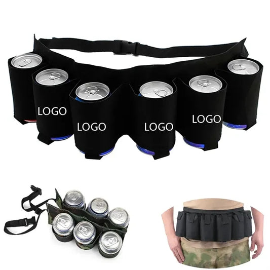 6Cans Beer Can Holder WithAdjustable Strap