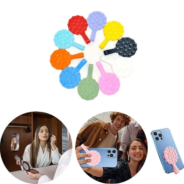Round Double Sided Multifunctional Silicone Phone Grip