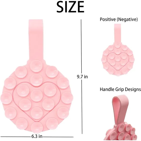 Round Double Sided Multifunctional Silicone Phone Grip