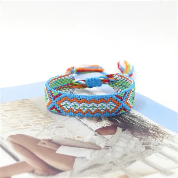 Bohemian Colored Woven Bracelet