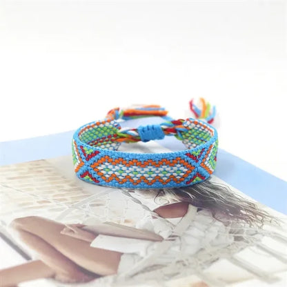 Bohemian Colored Woven Bracelet