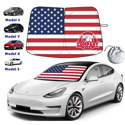 Foldable Sun Shield for Car Windshield
