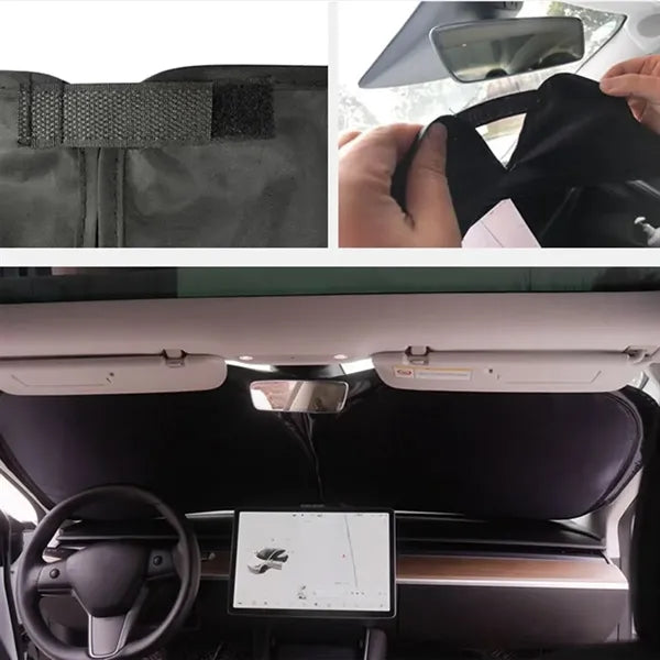 Foldable Sun Shield for Car Windshield