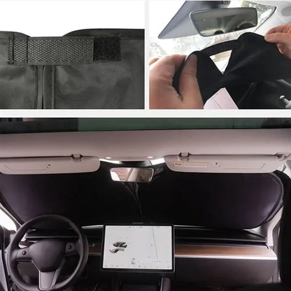 Foldable Sun Shield for Car Windshield