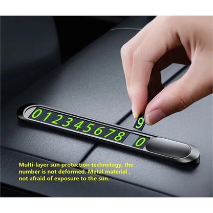 Temporary Phone Number for Car Dashboard