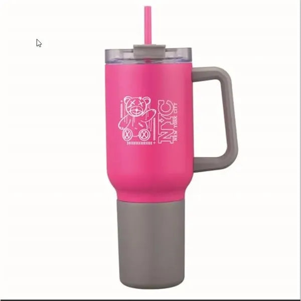 3-in-1 Stainless Steel 20 oz Tumbler and Cooler with Handle
