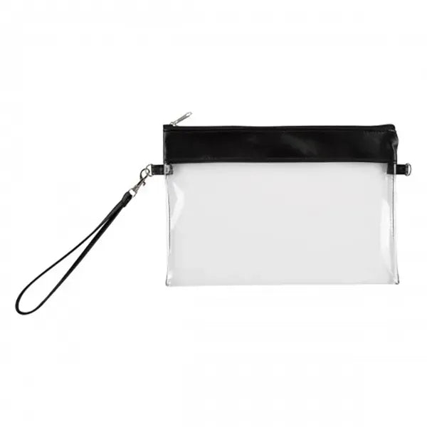 Game Day Clear Wristlet Pouch