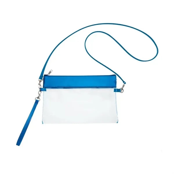 Game Day Clear Wristlet Pouch