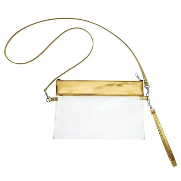 Game Day Clear Wristlet Pouch