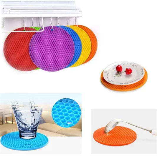 Round Silicone Coasters