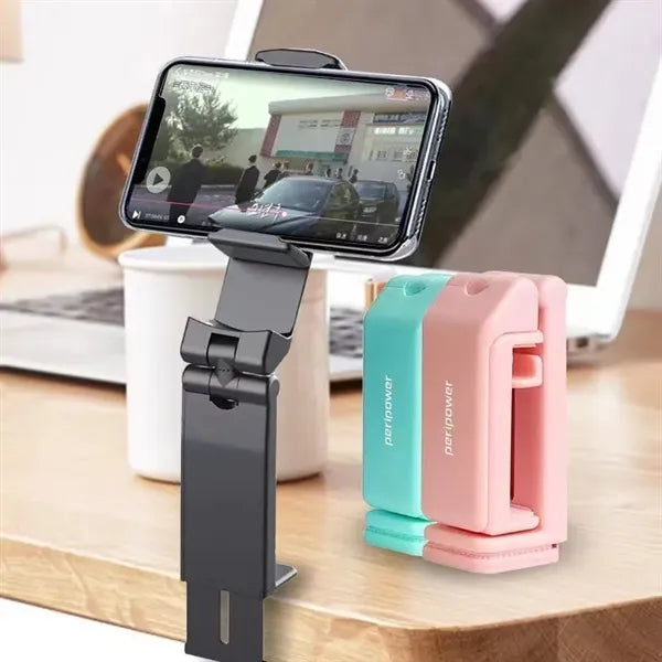 Phone Holder for Tray Table Use