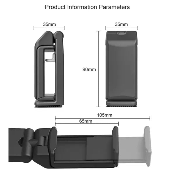 Phone Holder for Tray Table Use