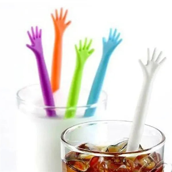 Help Me Hand Shaped Stir Sticks Stirrers