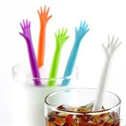 Help Me Hand Shaped Stir Sticks Stirrers