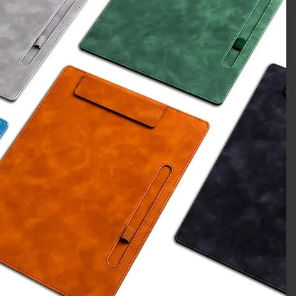Nurse office school a4 leather clipboard with cup coaster