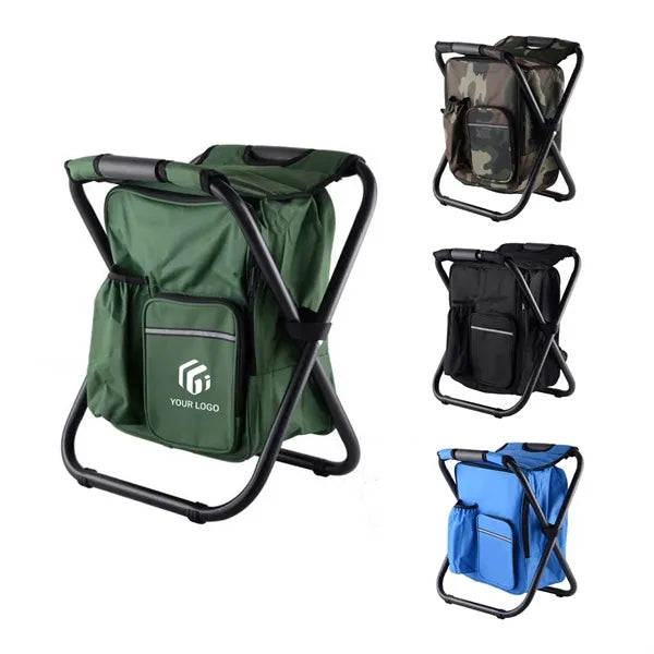 3 in 1 Camping Hiking Cooler Backpack Chair