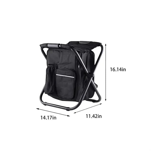 3 in 1 Camping Hiking Cooler Backpack Chair