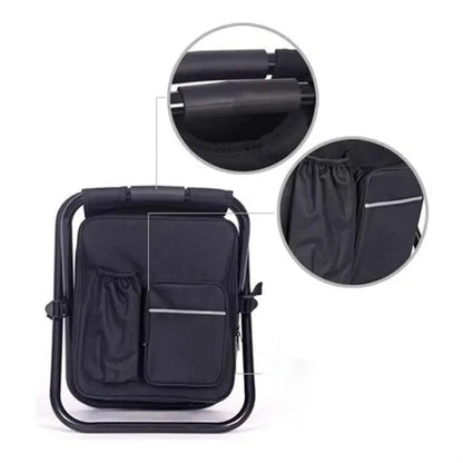 3 in 1 Camping Hiking Cooler Backpack Chair