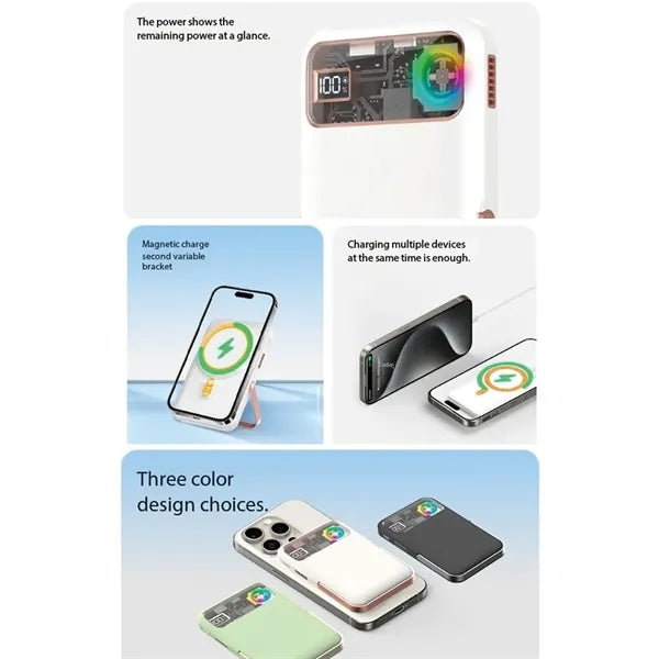 10000mAh Magnetic Portable Wireless Charger