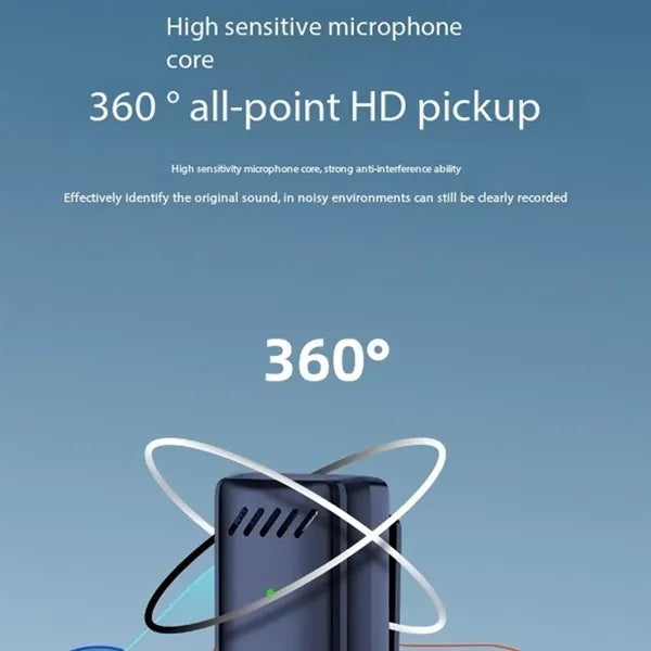 Smart Noise Canceling Wireless Lavalier Microphone