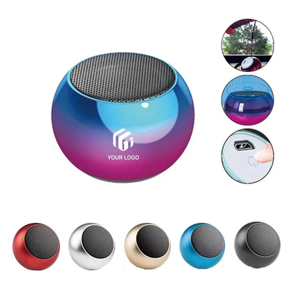 Portable mini subwoofer card-insertable bluetooth speaker