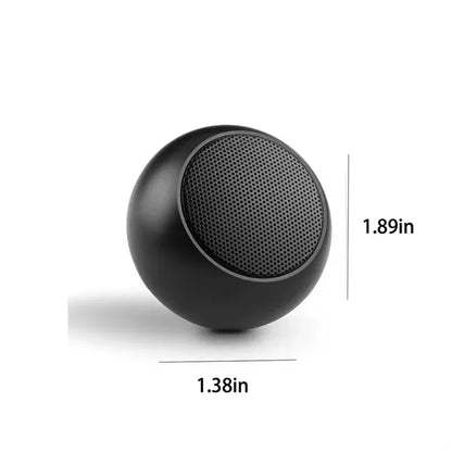 Portable mini subwoofer card-insertable bluetooth speaker