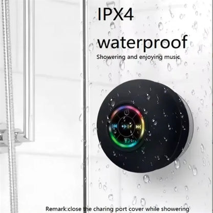 Mini waterproof bluetooth shower speaker with suction cup