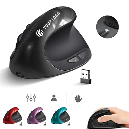 Rechargeable  Vertical Wireless Ergonomic Mouse