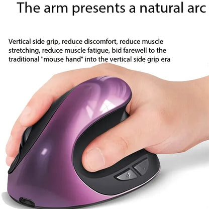 Rechargeable  Vertical Wireless Ergonomic Mouse
