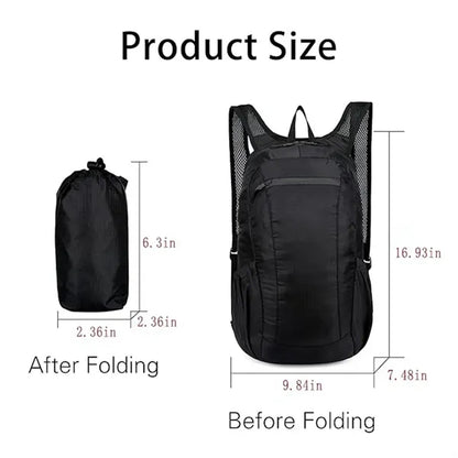 Small Lightweight Leisure Sports Folding Waterproof Backpack