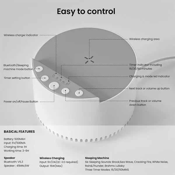 Bluetooth Speaker With Wireless Charging