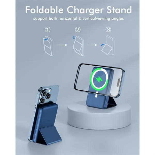 10000mah phone stand portable charger magnetic power bank