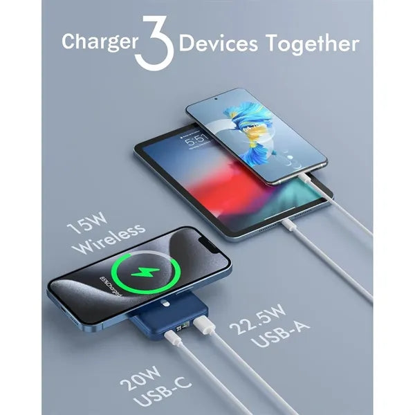 10000mah phone stand portable charger magnetic power bank