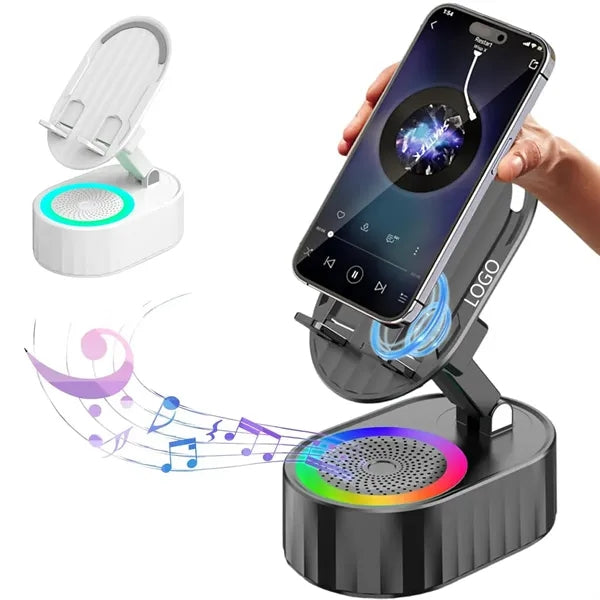 Cellphone Stand with Bluetooth Speaker