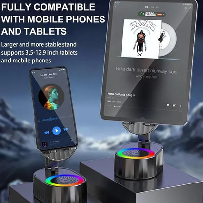 Cellphone Stand with Bluetooth Speaker